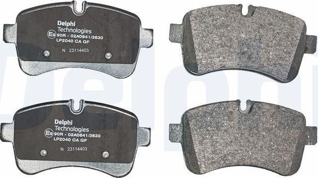 Тормозные колодки Delphi (Low-Metallic). Артикул LP2040