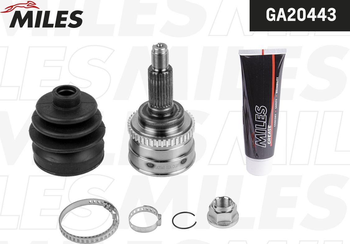 Шрус наружный (граната) Miles. Артикул GA20443