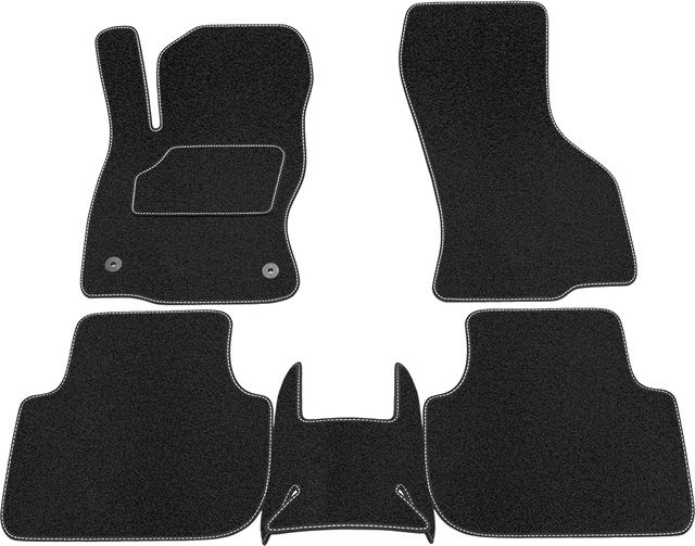 Коврики Rezkon ворсовые Стандарт для салона Volkswagen Jetta VII 2020-2026. Артикул 2535010300