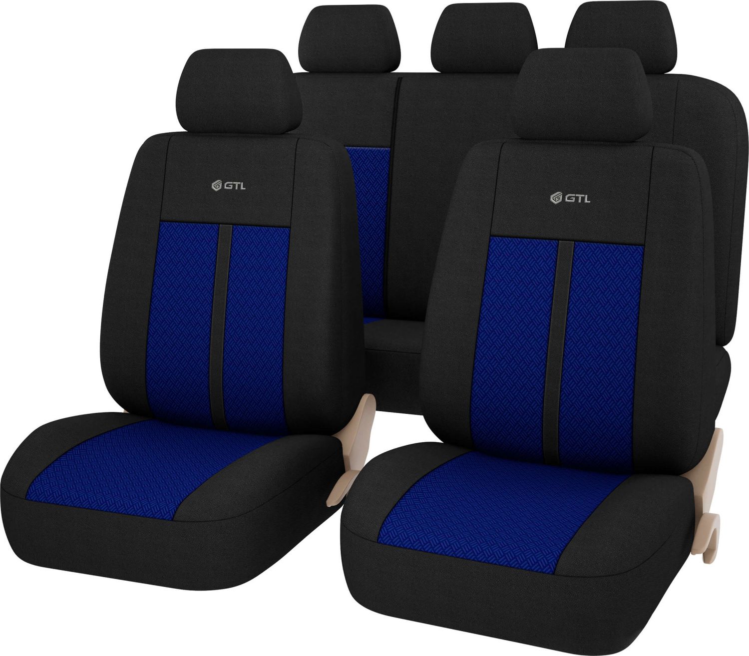 Чехлы универсальные PSV GTL Modern на сидения, цвет Синий. Артикул 129996