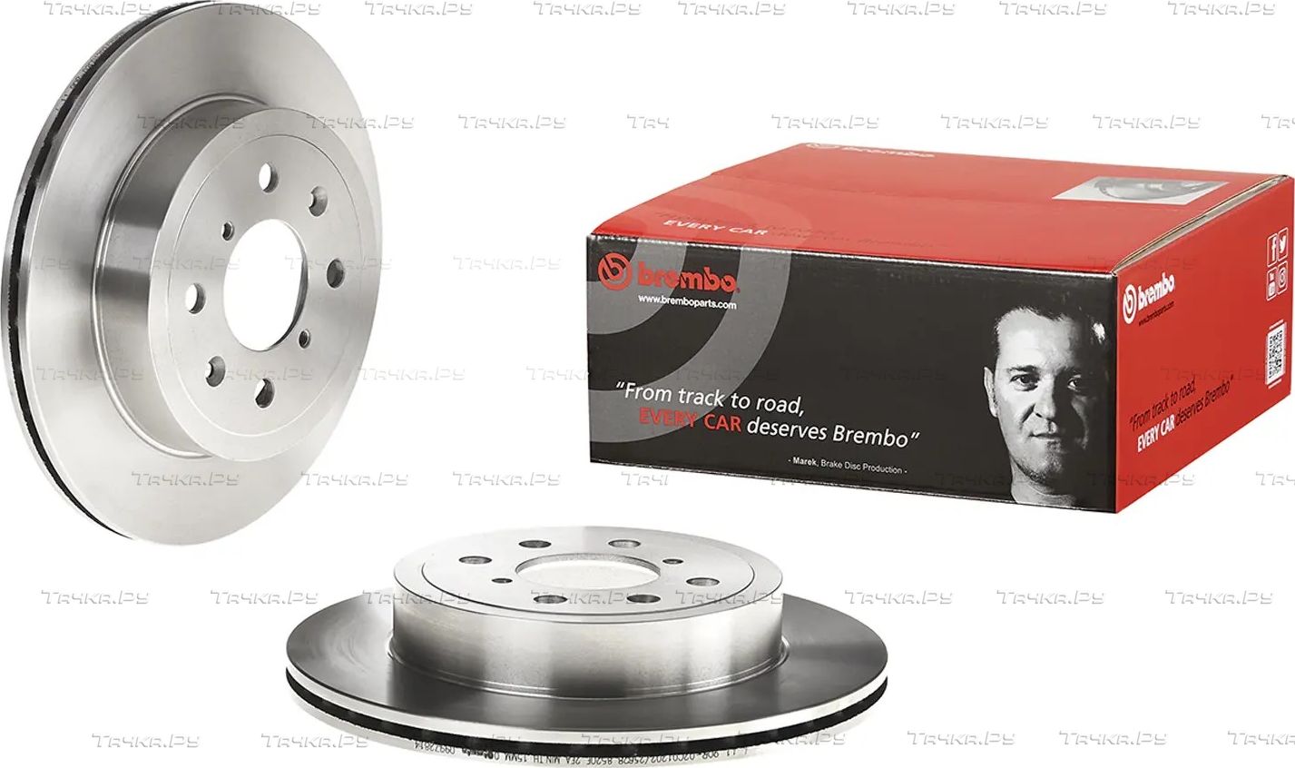 Тормозной диск Brembo передний для Subaru Justy III 2003-2007. Артикул 09.9728.14