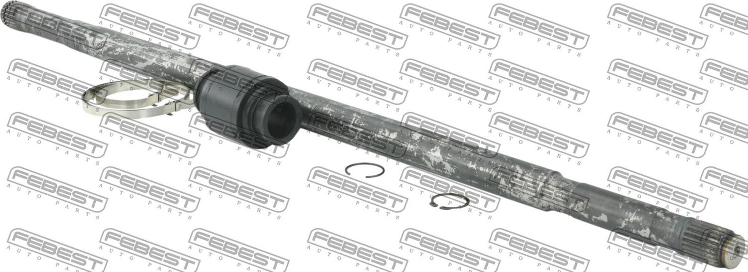 Полуось (привод в сборе, приводной вал) Febest. Артикул 0212-E11RH
