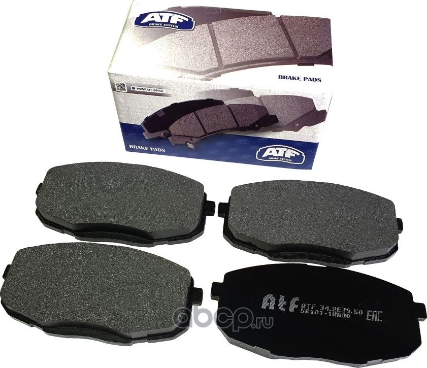 Колодки тормозные передние 30 () до 2012 (ATF) ATF. Артикул 342E3950