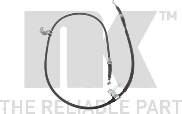 Трос ручника (тросик ручного тормоза) NK левый для Mazda 323 VI (BJ) 1998-2004. Артикул 903257
