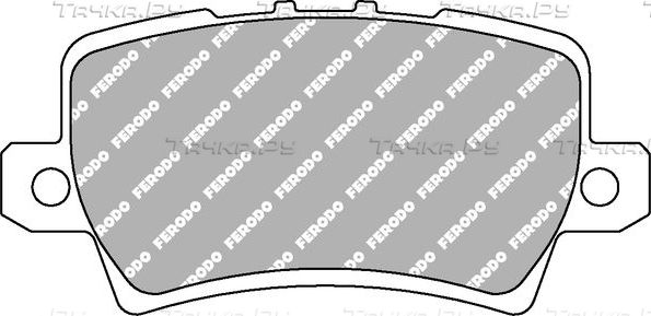 Тормозные колодки FERODO RACING DS2500. Артикул FCP1862H