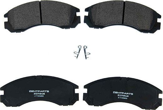 Тормозные колодки Zentparts. Артикул Z07246