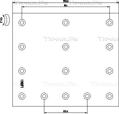 Тормозные накладки Don передние/задние для Volvo  F16 1988-1994. Артикул VL882BX7100