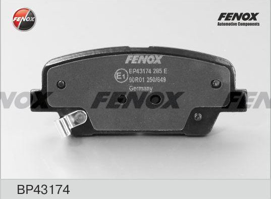 Тормозные колодки Fenox. Артикул BP43174