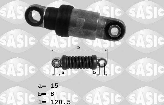 Натяжной ролик (натяжитель) приводного клинового зубчатого ремня Sasic для BMW 3 III (E36) 1991-2000. Артикул 1626057