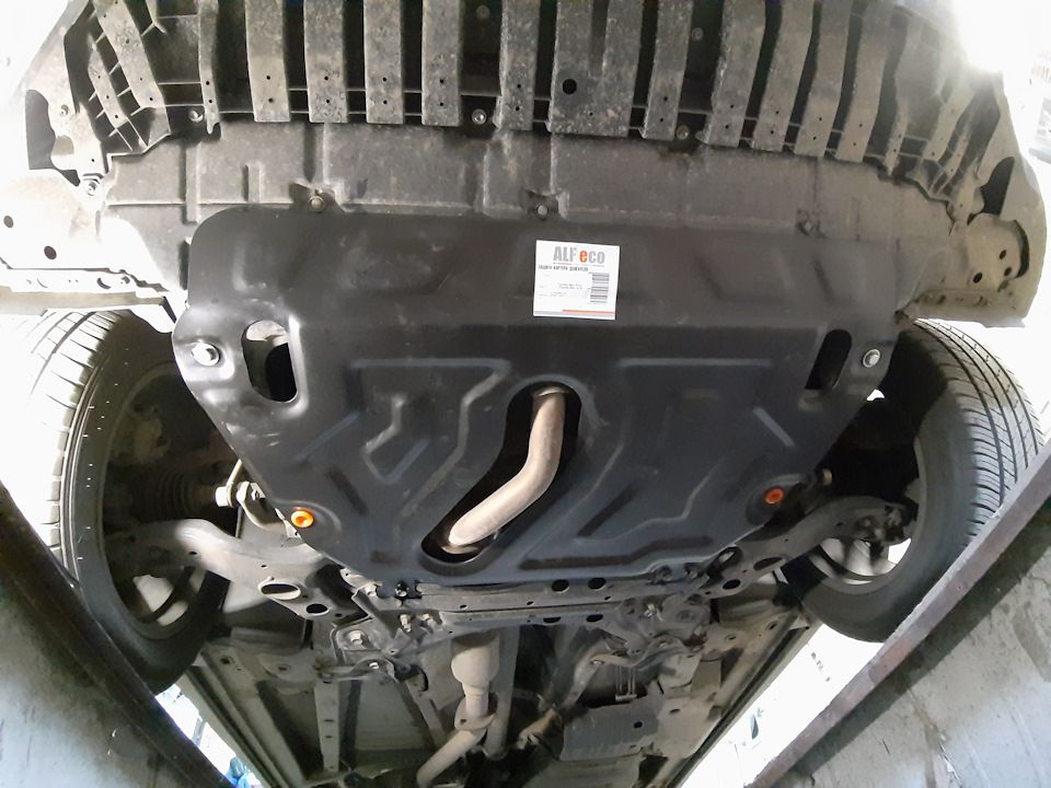 Защита "Alfeco" для картера и КПП Toyota Mark X ZiO 2WD/4WD 2007-2013. Артикул ALF.24.65 st