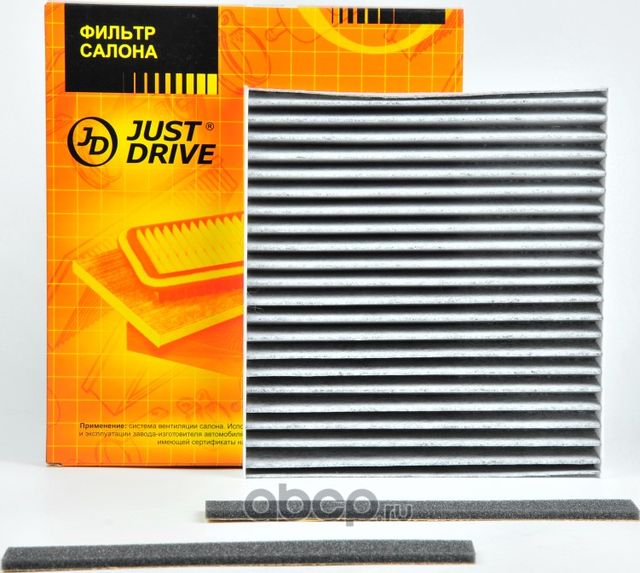 Фильтр салона кокосовый уголь (Just Drive). Артикул JDAC201ECK
