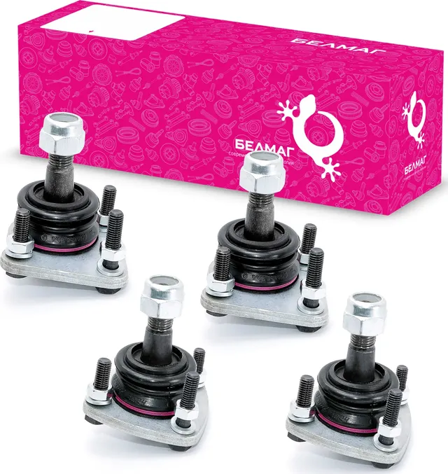 Опора шаровая ВАЗ 21214 НиваМ Конвейерная (шаровые опоры ВАЗ 21214 м 4шт БелМаг BM.0146 (Belmag). Артикул BM.0146