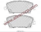 Колодки тормозные передние HONDA Civic (2006-) (Aiko). Артикул PF8866