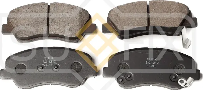Колодки тормозные передние (Sufix). Артикул SX1212