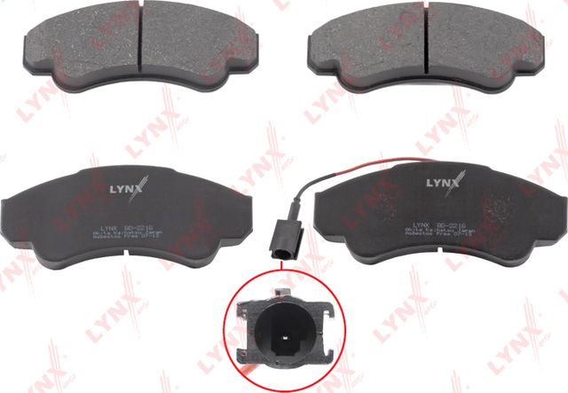 Тормозные колодки LYNXauto. Артикул BD-2216