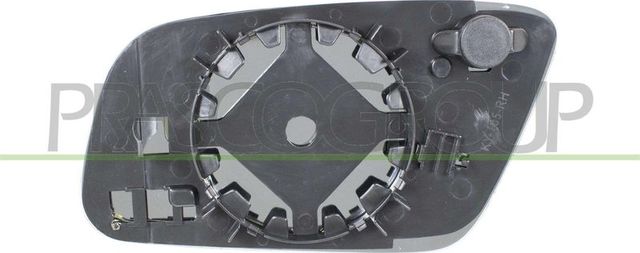 Зеркальное стекло бокового зеркала Prasco правое для Audi S6 II (C5) 1999-2005. Артикул AD0337503