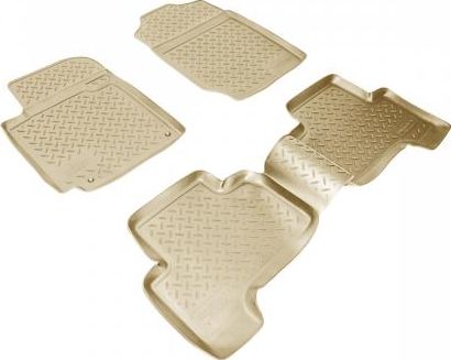 Коврики Норпласт для салона Suzuki Grand Vitara III 5-дв. 2005-2015 Бежевые. Артикул NPL-Po-85-25Beige