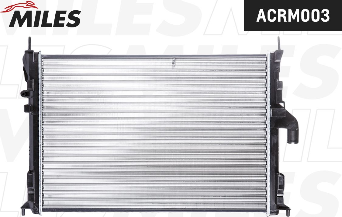 Радиатор охлаждения двигателя Miles для Renault Logan II 2008-2026. Артикул ACRM003
