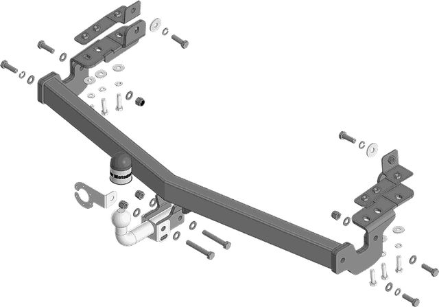 Фаркоп Мотодор для Chery Tiggo 9 2024-2026. Артикул 99024-A