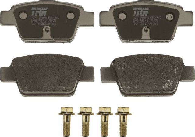 Тормозные колодки TRW COTEC задние для Fiat Bravo II 2006-2014. Артикул GDB1485