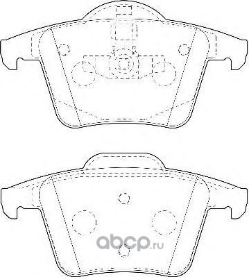 Колодки тормозные (Wagner). Артикул WBP24011A