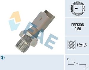 Датчик давления масла FAE для Citroen Saxo 1996-2004. Артикул 12640