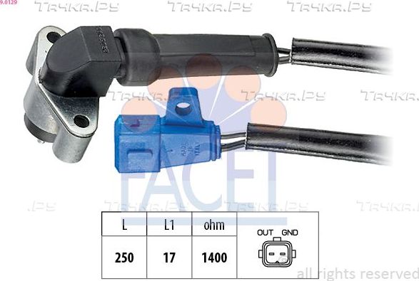 Датчик положения коленвала Facet Made in Italy - OE Equivalent для Rover 400 I (R8) 1992-1995. Артикул 9.0129