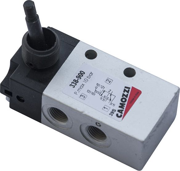 Тумблер Camozzi распределительный ручной 3/2-1/8. Артикул 338-900