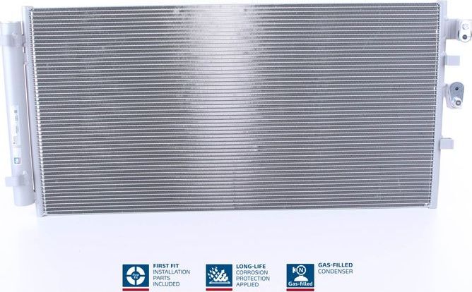 Радиатор кондиционера (конденсатор) Nissens (алюминий). Артикул 941206