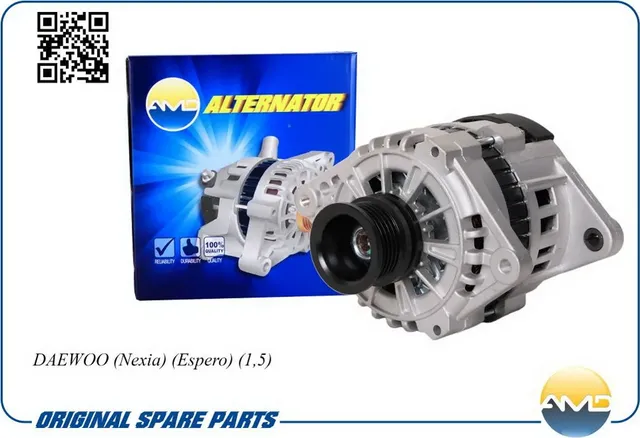 Генератор 12В/85A 3-х контактный Daewoo Nexia (AMD) AMD. Артикул AMDEL133