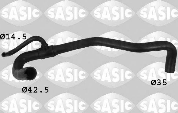 Патрубок радиатора (системы охлаждения) Sasic. Артикул 3400028