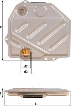 Фильтр АКПП Mahle-Knecht. Артикул HX 48