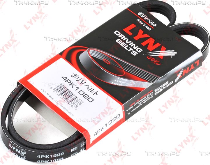 Приводной ремень поликлиновой LYNXauto для Honda Prelude V 1996-2000. Артикул 4PK1020