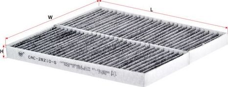 Салонный фильтр Sakura. Артикул CAC-28210-S