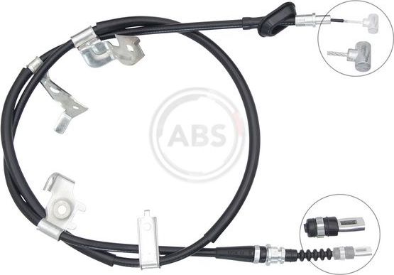 Трос ручника (тросик ручного тормоза) ABS задний левый для Suzuki SX4 I (Classic) 2006-2015. Артикул K18981