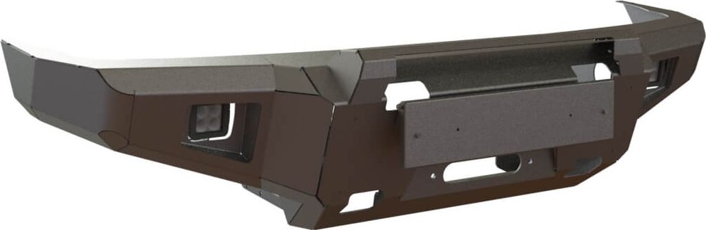 Бампер силовой STC передний для Toyota Hilux VI 1997-2004 с защитной дугой и противотуманными фарами. Артикул STC-TH97-BF-C1-L1