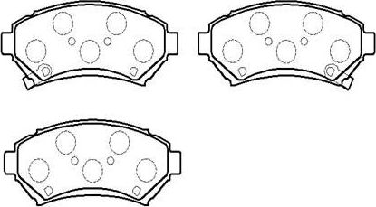Тормозные колодки HSB передние для Pontiac Trans Sport I 1989-1997. Артикул HP5113
