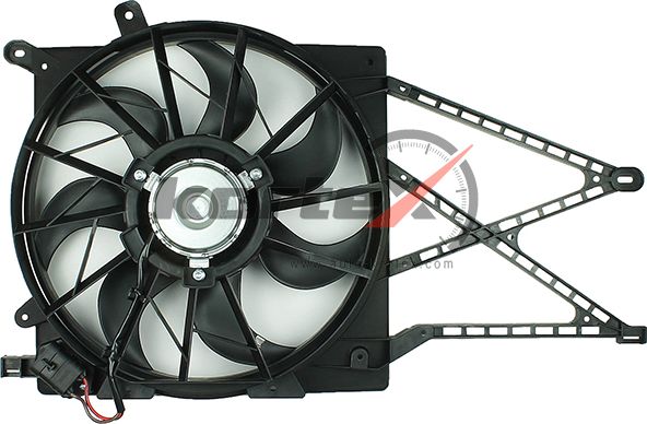 Вентилятор радиатора Opel Astra H (04-) (LFK 2166) с кожухом с резист. (Kortex). Артикул KFD063