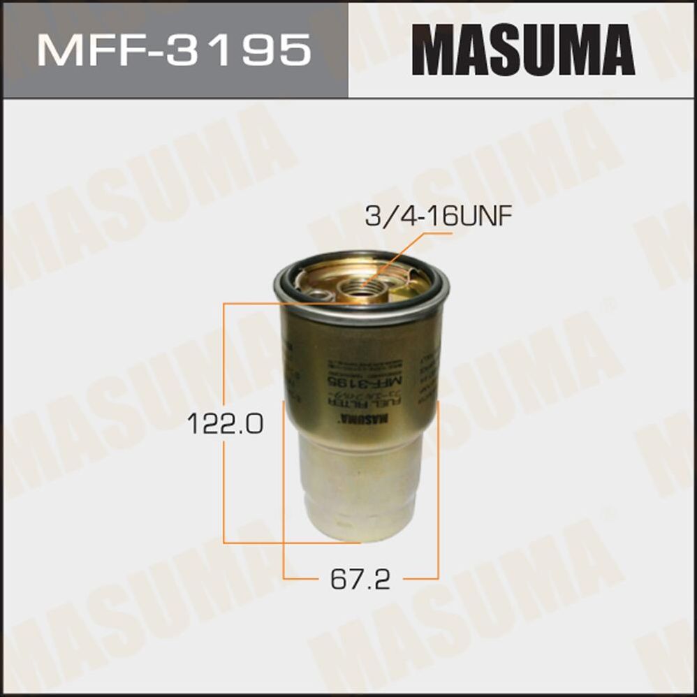 Топливный фильтр Masuma. Артикул MFF-3195