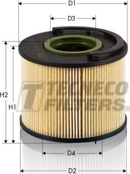 Топливный фильтр  Tecneco Filters. Артикул GS011045E