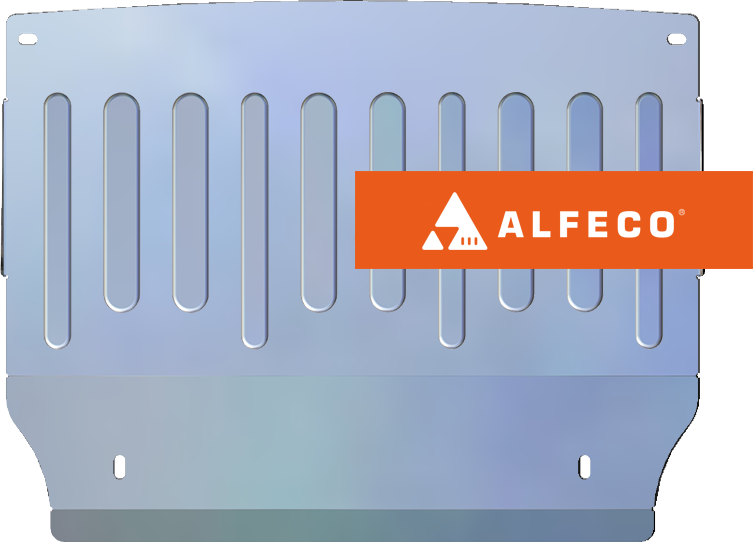 Защита алюминиевая "Alfeco" для картера и КПП BMW 5-й серии F10, F07 2010-2017. Артикул ALF.34.31 AL4