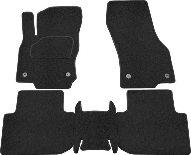 Коврики Rezkon ворсовые для салона Skoda Karoq 2020-2026. Артикул 2530035100