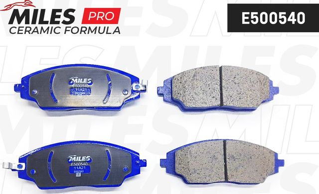 Тормозные колодки Miles (Керамика). Артикул E500540
