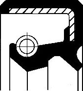 Сальник Corteco (АСМ (полиакриловый каучук)). Артикул 19017582B