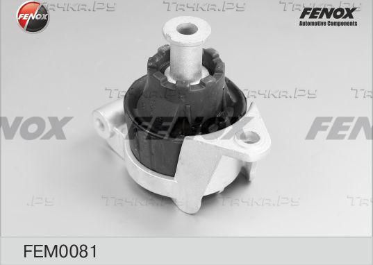 Подушка (опора) двигателя Fenox для Opel Zafira A 2001-2005. Артикул FEM0081