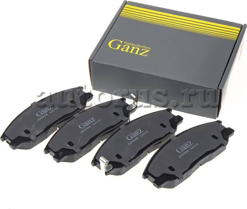 Колодки передние (Ganz). Артикул GIJ09408