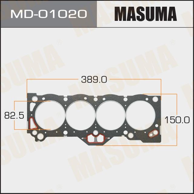 Прокладка ГБЦ Masuma. Артикул MD-01020