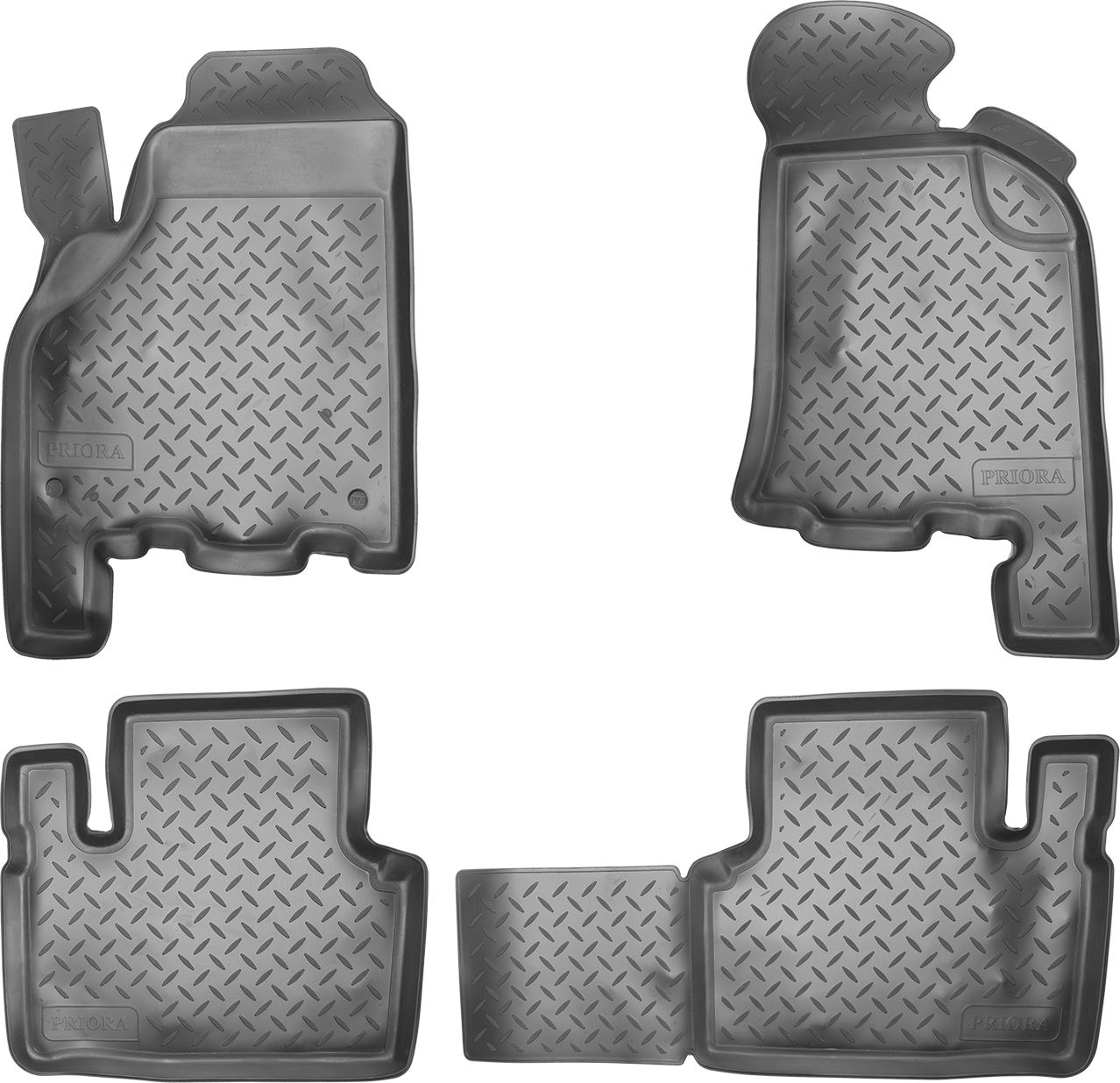 Коврики Норпласт для салона Lada Priora 2007-2026. Артикул NPL-Po-94-55