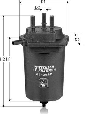 Топливный фильтр  Tecneco Filters. Артикул GS10048P