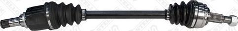 Полуось (привод в сборе, приводной вал) Stellox передняя левая для Renault Kangoo II 2008-2026. Артикул 158 2045-SX